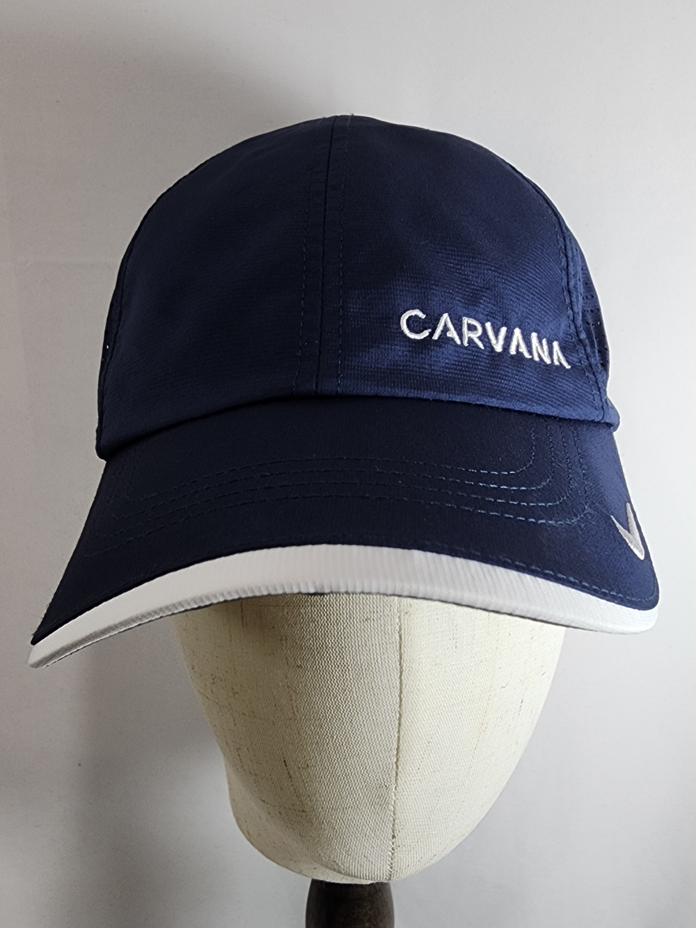 Carvana Nike Dri-FIT Adjustable Blue Solid Baseball Cap Men’s One Size